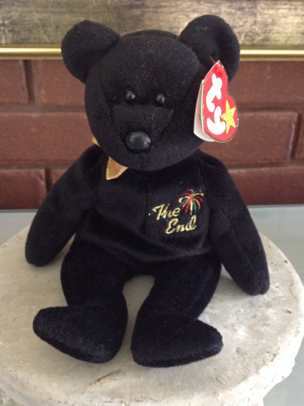 Beanie Babies "The End" Bear Plush Toy